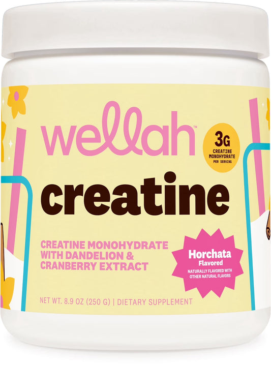 Creatine for Women (50 Servings, Horchata) - Creatine Monohydrate with Dandelion & Cranberry Extract