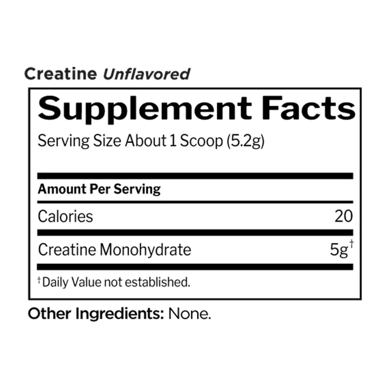 RULE 1 Creatine 130 Serv Unflavored 100% Creatine Monohydrate 676G