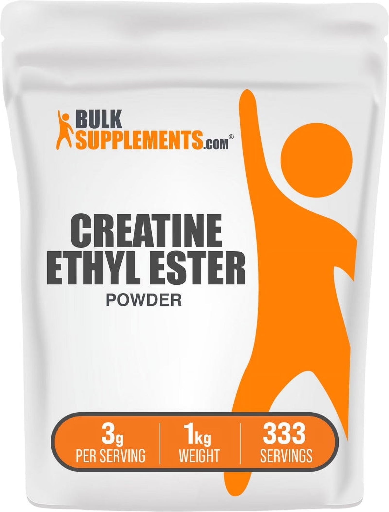 Bulksupplements Creatine Ethyl Ester Hcl (CEE) Powder - 3G per Serving - 1 Kilogram (2.2 Lbs) - 333 Servings