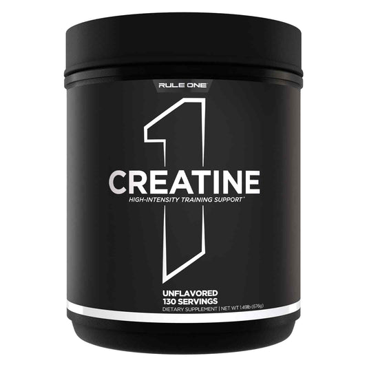 RULE 1 Creatine 130 Serv Unflavored 100% Creatine Monohydrate 676G