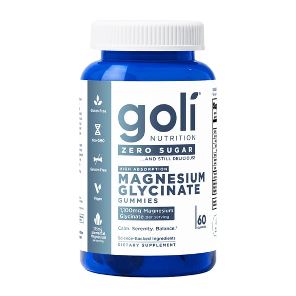 Goli Nutrition Zero sugar Gummies I 60 Count