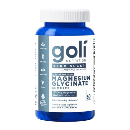 Goli Nutrition Zero sugar Gummies I 60 Count