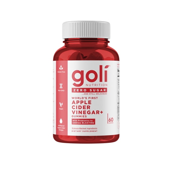 Goli Nutrition Zero sugar Gummies I 60 Count