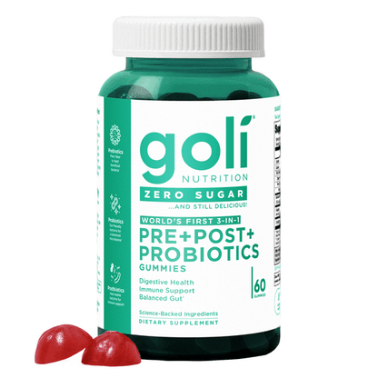 Goli Nutrition Zero sugar Gummies I 60 Count