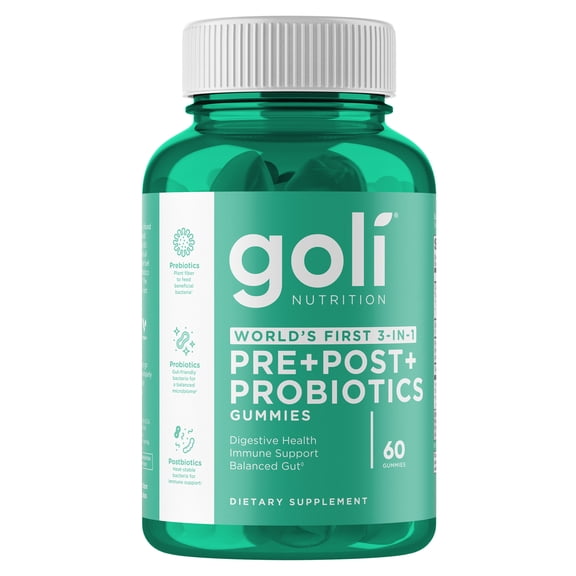 Goli Nutrition Zero sugar Gummies I 60 Count