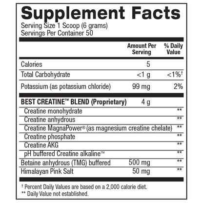 Best Creatine - Creatine Monohydrate, Himalayan Salt - Strength, Pump, Endurance, Muscle Growth, Muscle Definition - No Bloat - Watermelon Cooler - 50 Servings - 10.58 Ounce