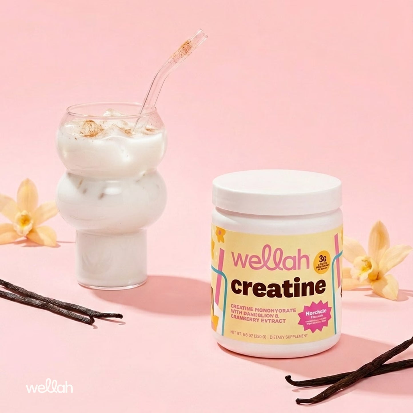 Creatine for Women (50 Servings, Horchata) - Creatine Monohydrate with Dandelion & Cranberry Extract